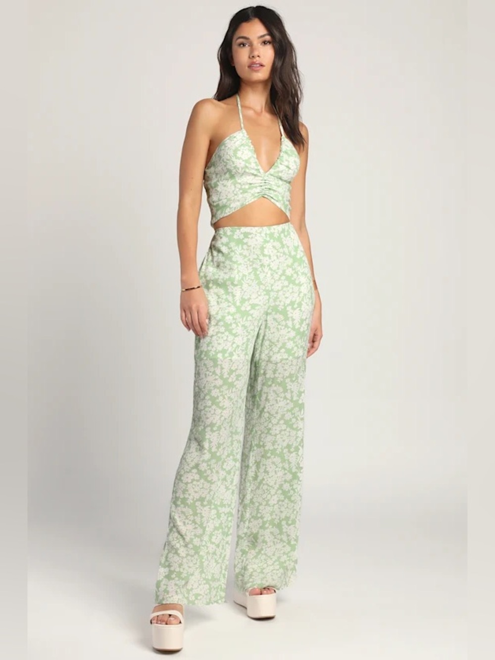 Lulu’s Green Floral Set